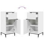 Gabinete de Baño 39,5 x 36 x 88 cm Madera contrachapada & Metal