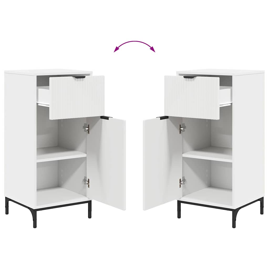 Gabinete de Baño 39,5 x 36 x 88 cm Madera contrachapada & Metal