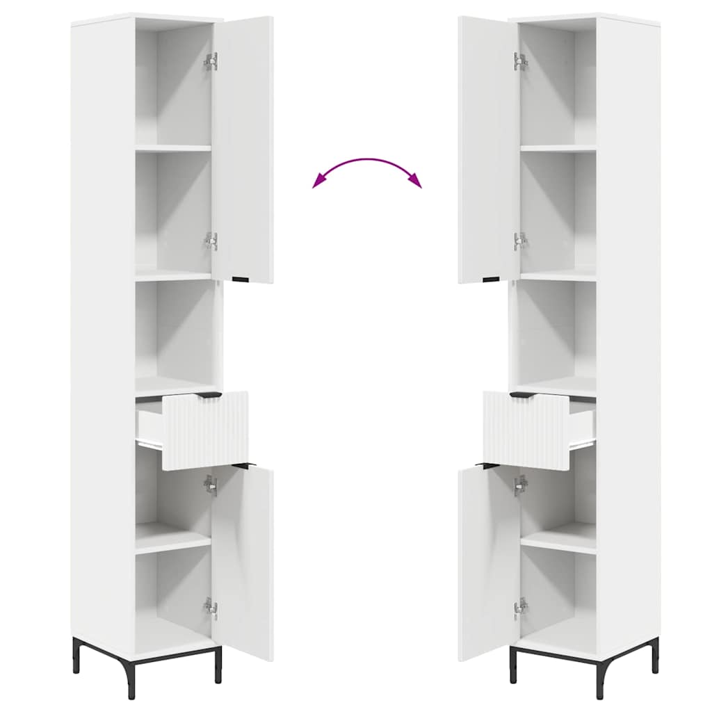 Gabinete de Baño con cajón con puerta 31,5 x 33 x 190 cm