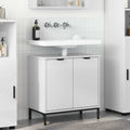 Gabinete de Lavabo para Baño brillante 60.5 x 33.5 x 61 cm