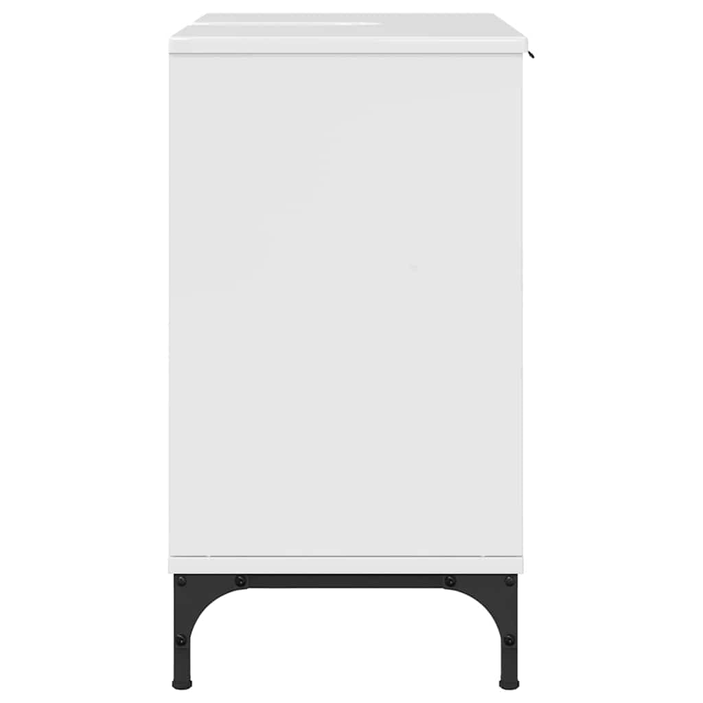 Gabinete de Lavabo para Baño brillante 60.5 x 33.5 x 61 cm