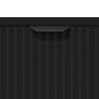 Aparador con cajón Negro 79,5 x 33 x 82 cm Madera de ingeniería