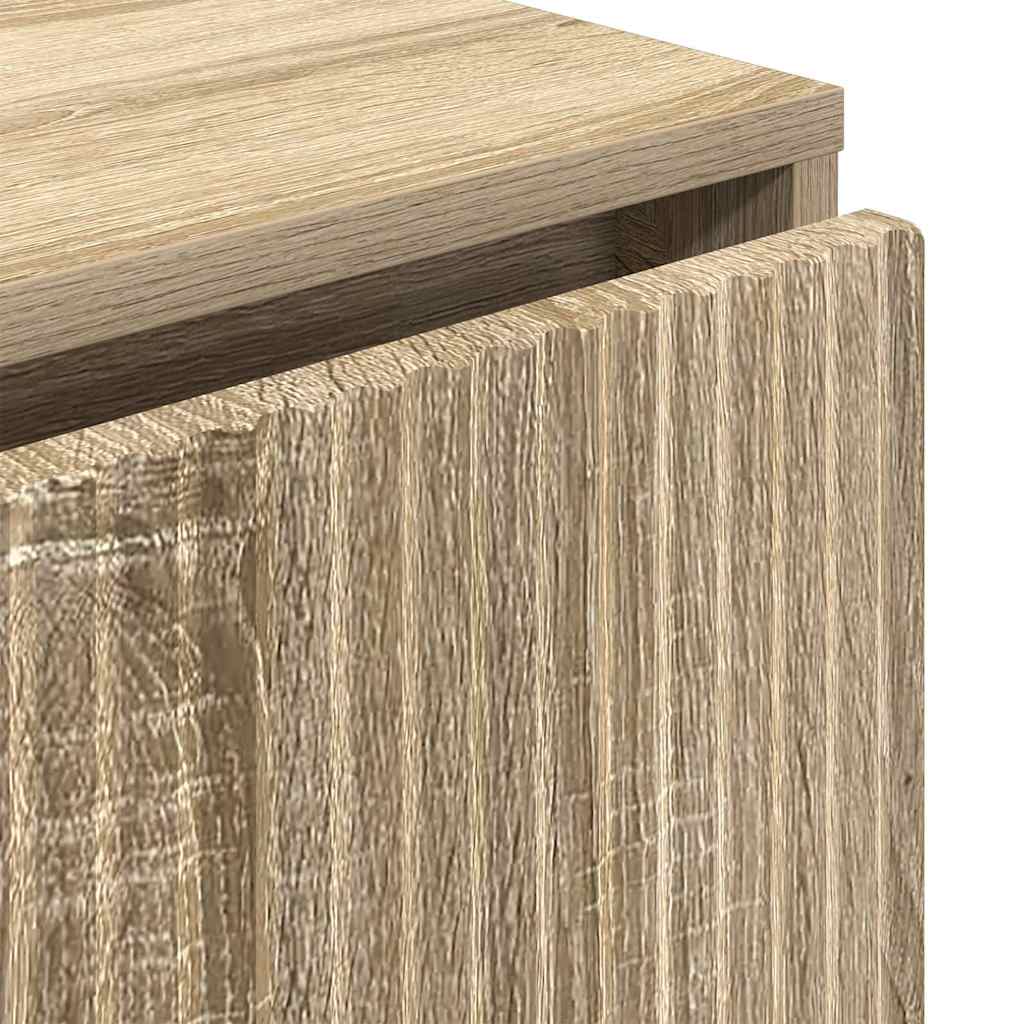 Aparador Roble Sonoma 79,5 x 33 x 82 cm Madera de ingeniería