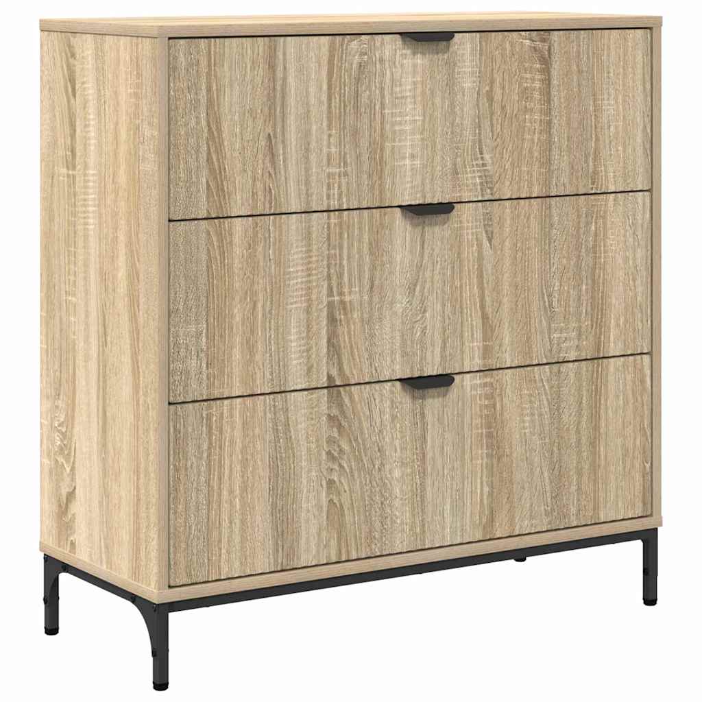 Aparador Roble Sonoma 79,5 x 33 x 82 cm Madera de ingeniería