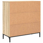 Aparador Roble Sonoma 79,5 x 33 x 82 cm Madera de ingeniería