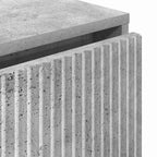 Aparador Gris Concreto 79,5 x 33 x 82 cm Madera de ingeniería