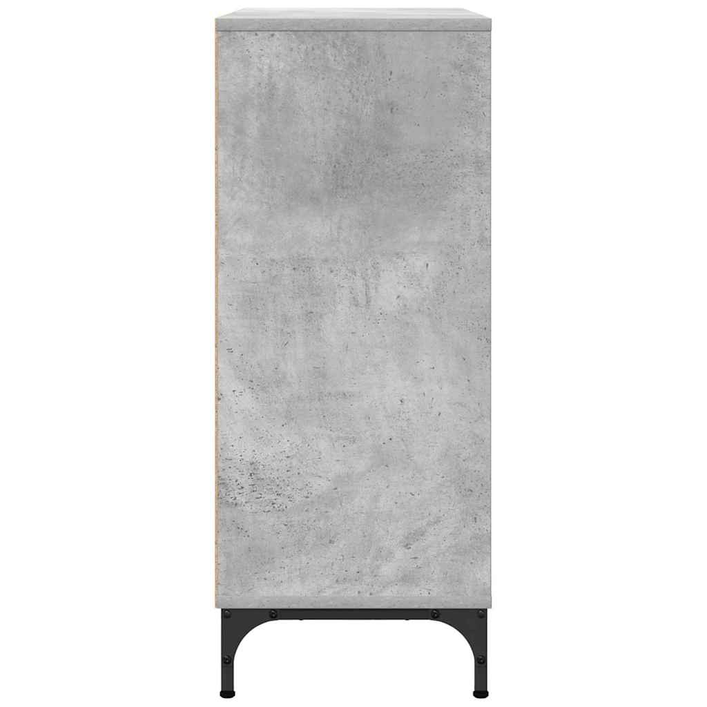 Aparador Gris Concreto 79,5 x 33 x 82 cm Madera de ingeniería