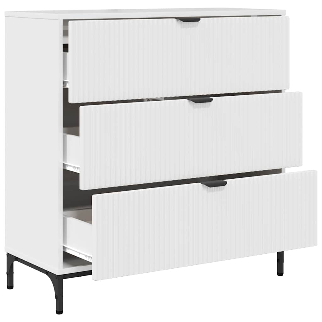Aparador brillante 79,5 x 33 x 82 cm Madera de ingeniería