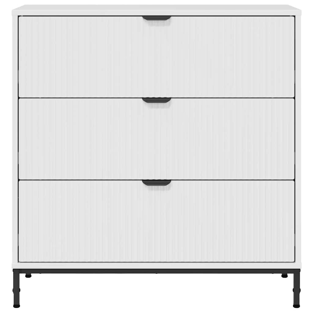Aparador brillante 79,5 x 33 x 82 cm Madera de ingeniería