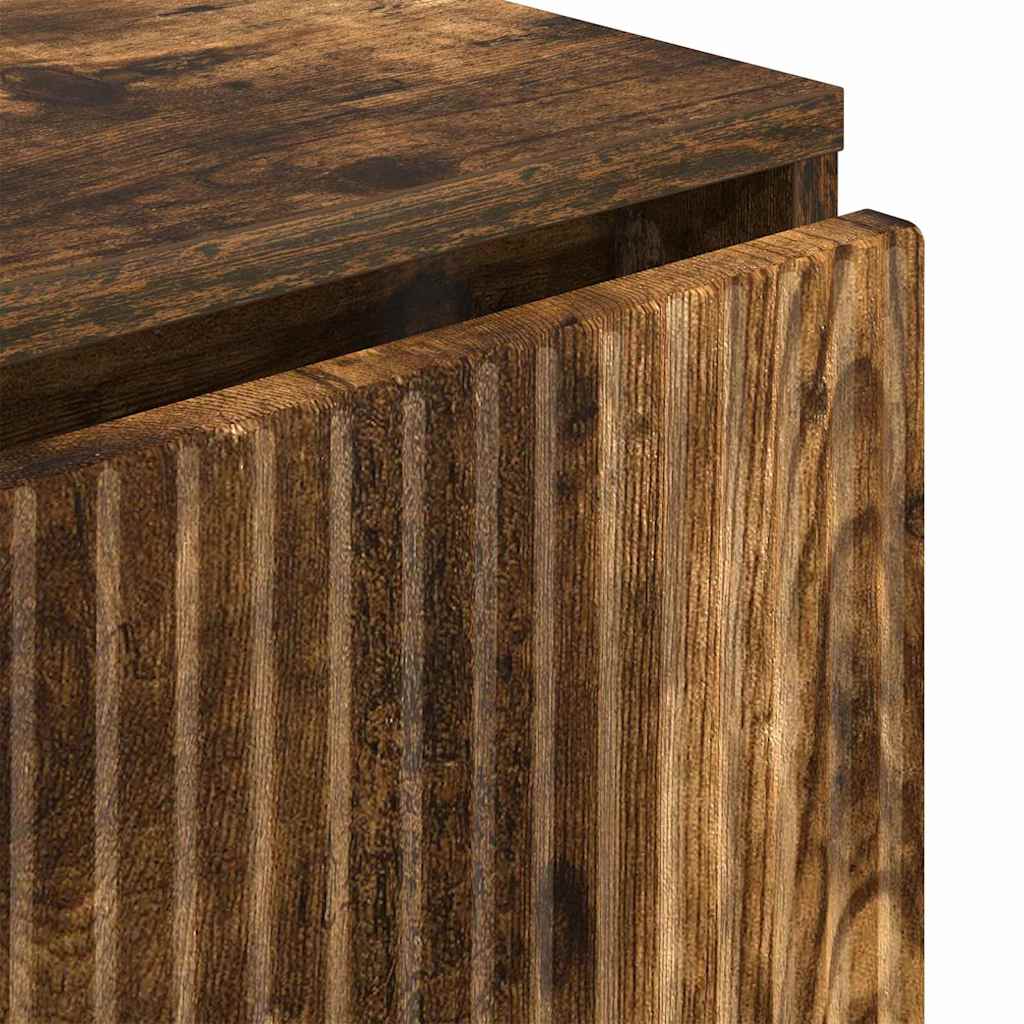 Aparador Roble ahumado 79,5 x 33 x 82 cm Madera de ingeniería