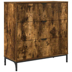 Aparador Roble ahumado 79,5 x 33 x 82 cm Madera de ingeniería
