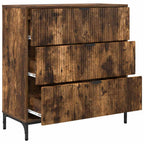 Aparador Roble ahumado 79,5 x 33 x 82 cm Madera de ingeniería