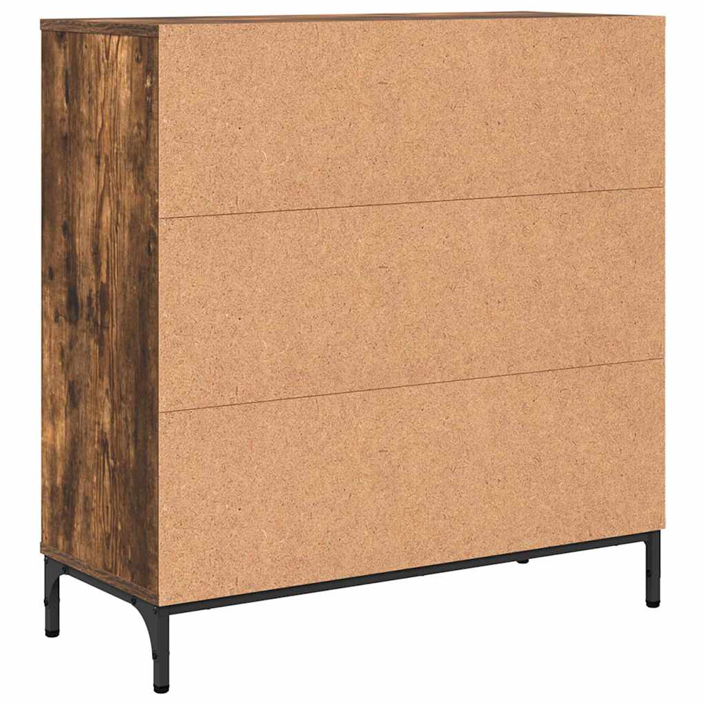 Aparador Roble ahumado 79,5 x 33 x 82 cm Madera de ingeniería