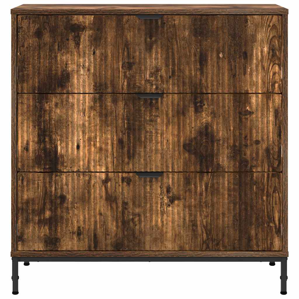 Aparador Roble ahumado 79,5 x 33 x 82 cm Madera de ingeniería