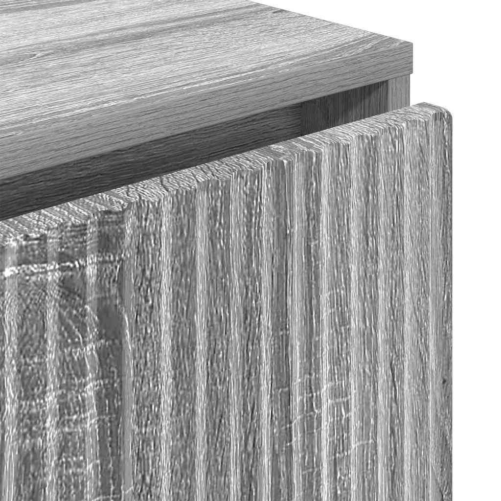 Aparador Gris Sonoma 79,5 x 33 x 82 cm Madera de ingeniería