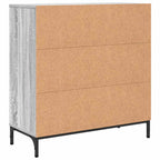 Aparador Gris Sonoma 79,5 x 33 x 82 cm Madera de ingeniería