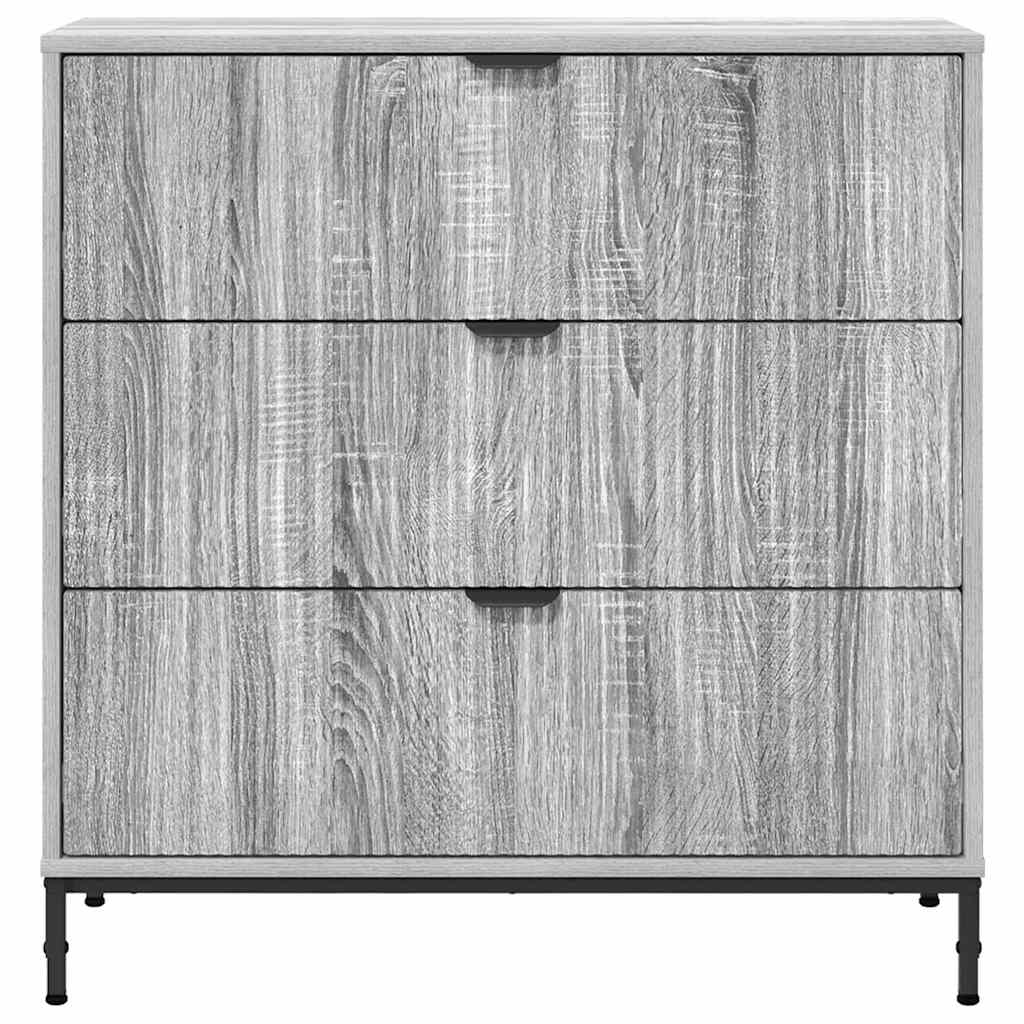 Aparador Gris Sonoma 79,5 x 33 x 82 cm Madera de ingeniería