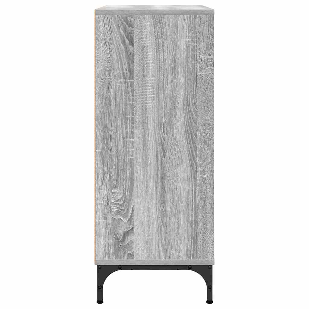 Aparador Gris Sonoma 79,5 x 33 x 82 cm Madera de ingeniería