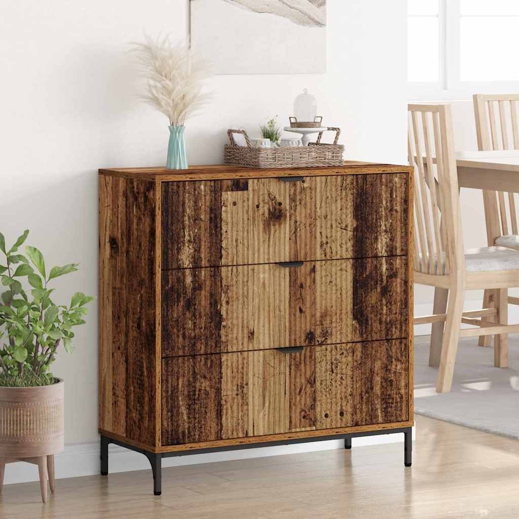Aparador Madera vieja 79,5 x 33 x 82 cm Madera de ingeniería