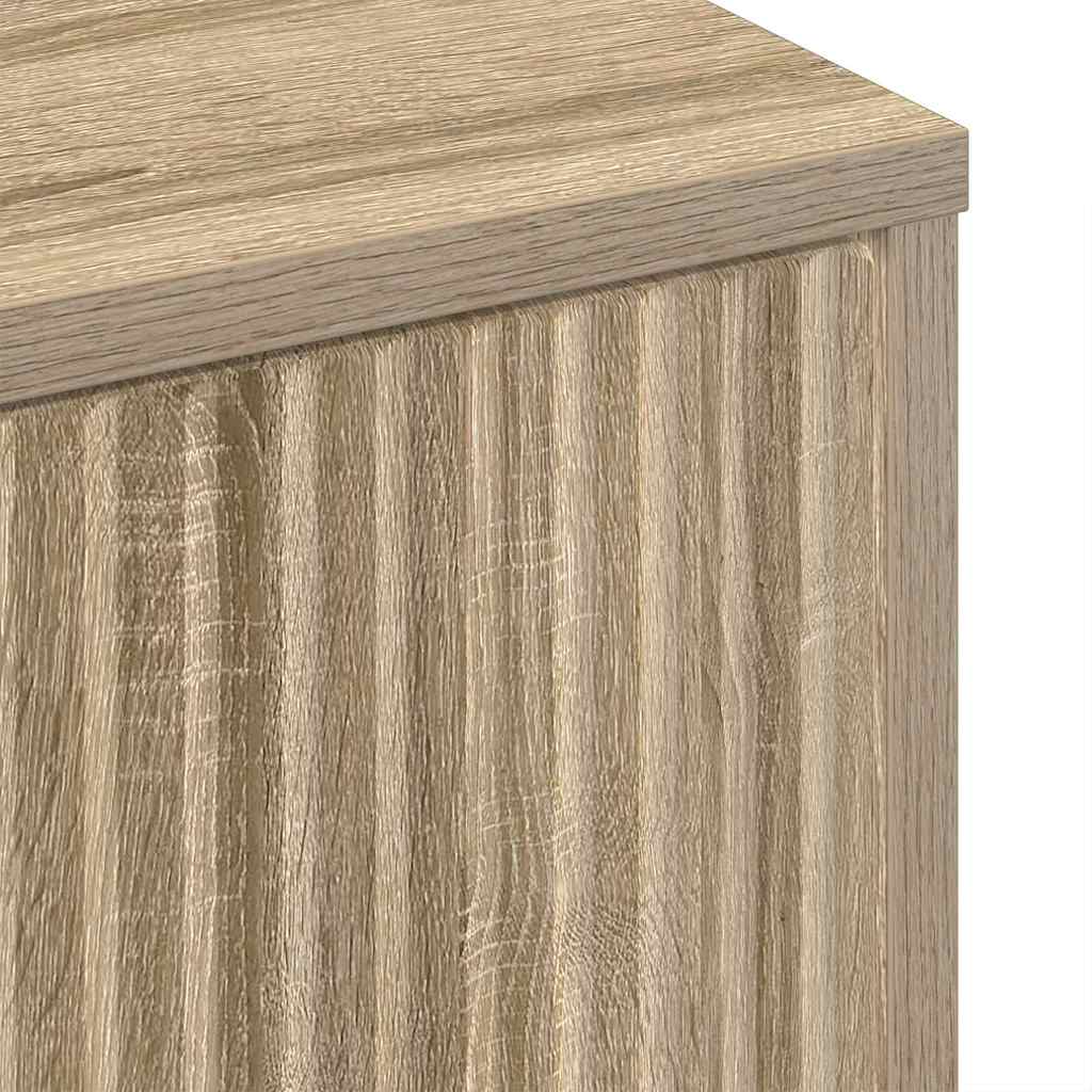 Mesa de Café Roble Sonoma 90 x 49 x 46 cm Madera de ingeniería