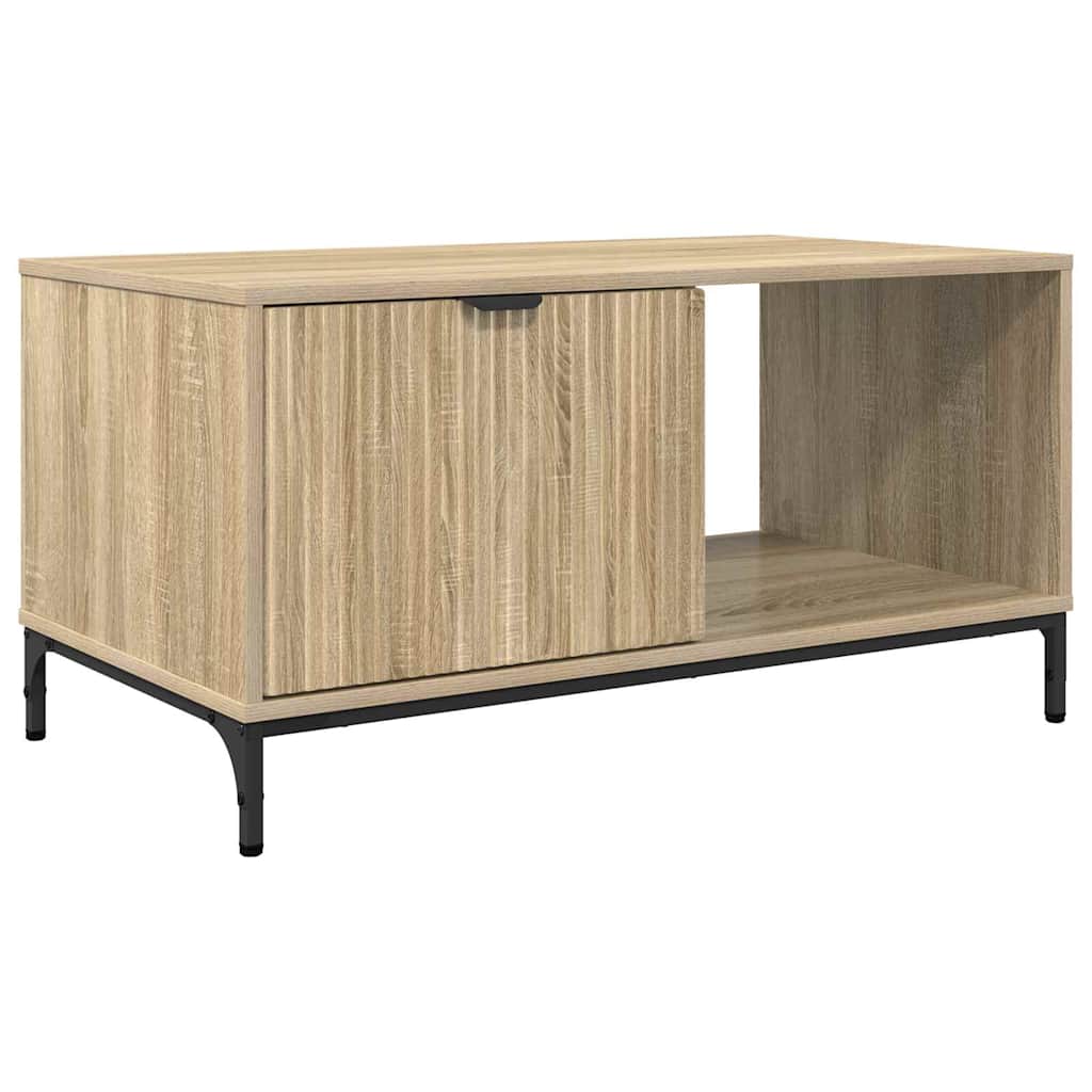 Mesa de Café Roble Sonoma 90 x 49 x 46 cm Madera de ingeniería