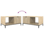 Mesa de Café Roble Sonoma 90 x 49 x 46 cm Madera de ingeniería