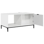Mesa de Café brillante 90 x 49 x 46 cm Madera de ingeniería