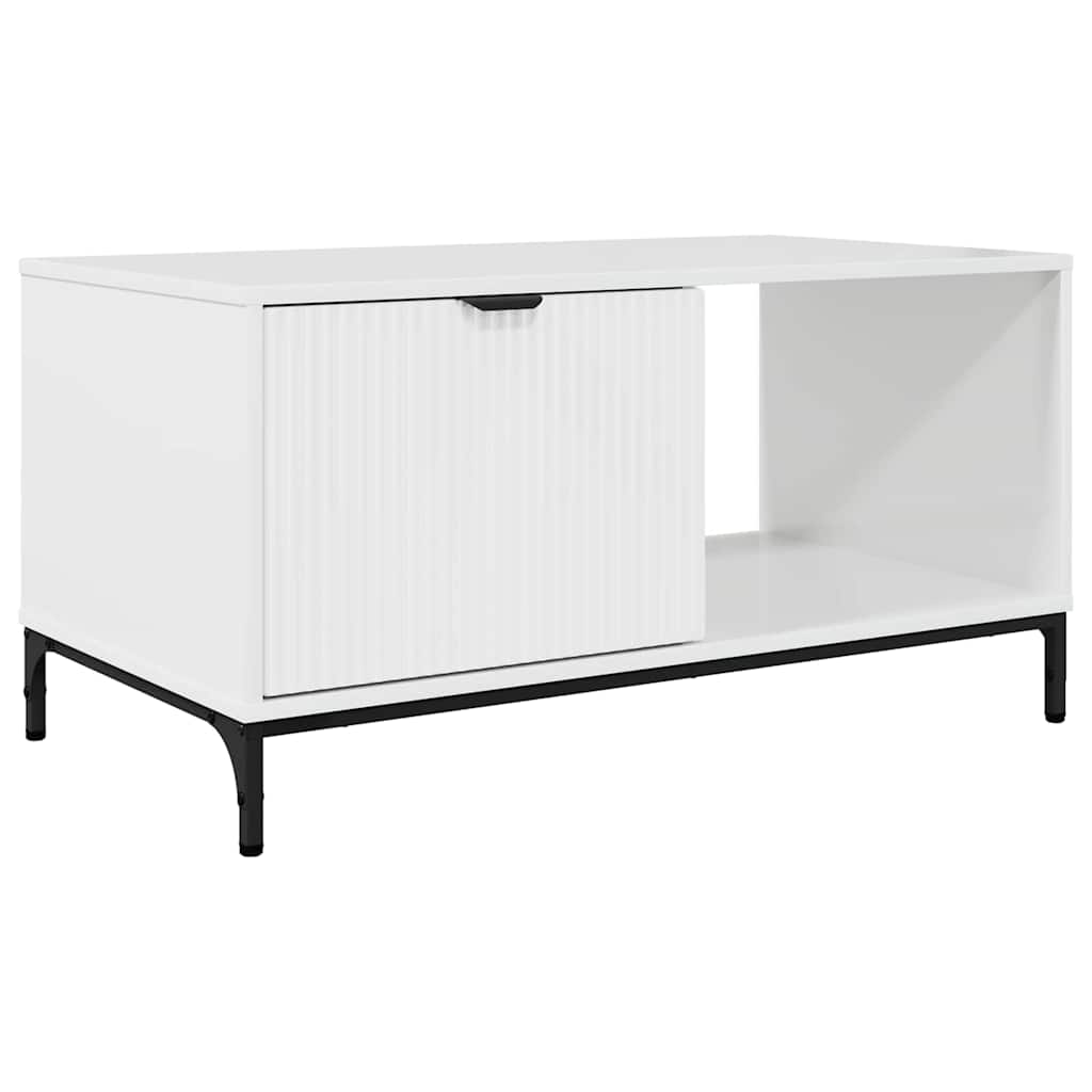 Mesa de Café brillante 90 x 49 x 46 cm Madera de ingeniería