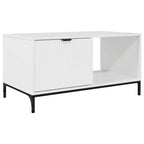 Mesa de Café brillante 90 x 49 x 46 cm Madera de ingeniería