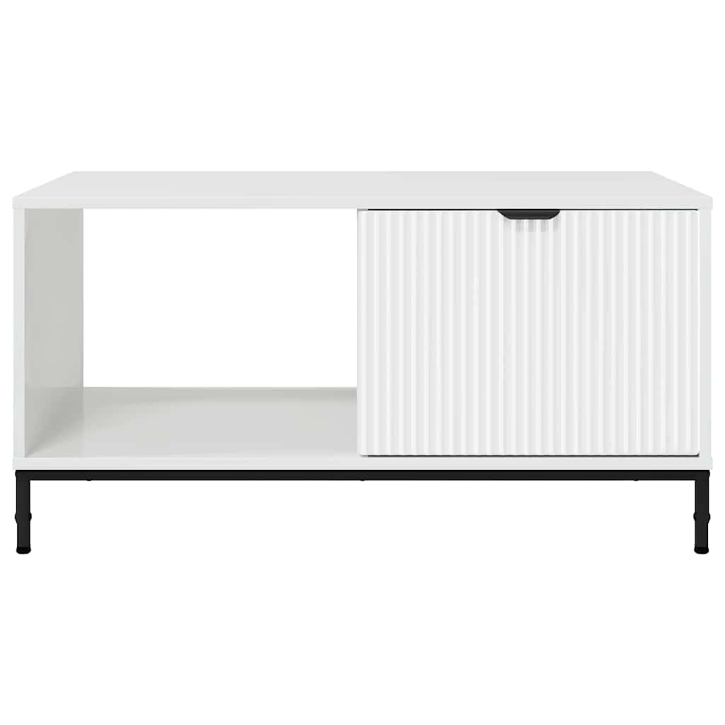 Mesa de Café brillante 90 x 49 x 46 cm Madera de ingeniería