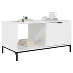 Mesa de Café brillante 90 x 49 x 46 cm Madera de ingeniería