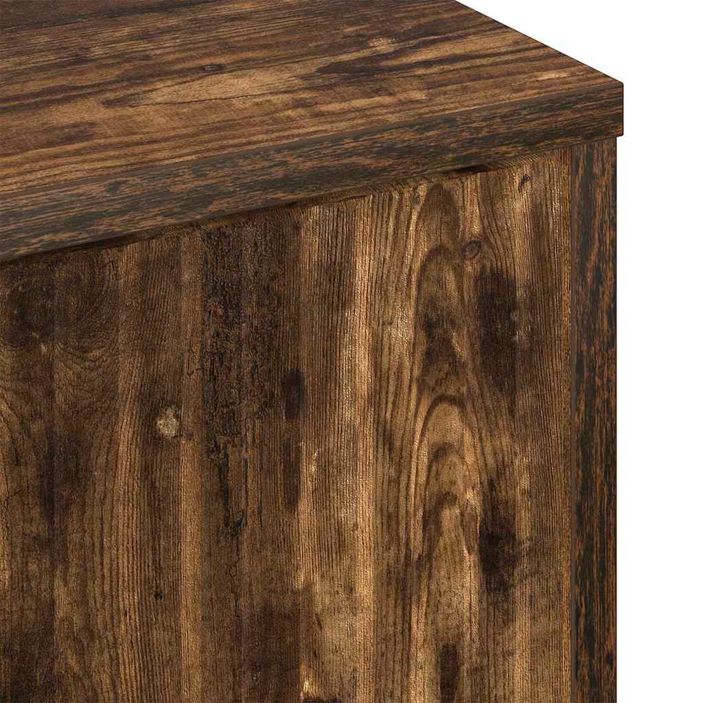 Mesa de Café Roble ahumado 90 x 49 x 46 cm Madera de ingeniería