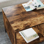 Mesa de Café Roble ahumado 90 x 49 x 46 cm Madera de ingeniería