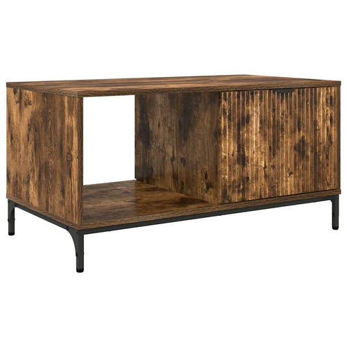 Mesa de Café Roble ahumado 90 x 49 x 46 cm Madera de ingeniería