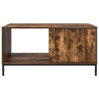 Mesa de Café Roble ahumado 90 x 49 x 46 cm Madera de ingeniería