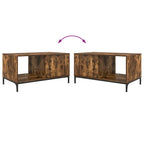Mesa de Café Roble ahumado 90 x 49 x 46 cm Madera de ingeniería