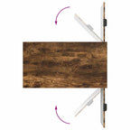 Mesa de Café Roble ahumado 90 x 49 x 46 cm Madera de ingeniería