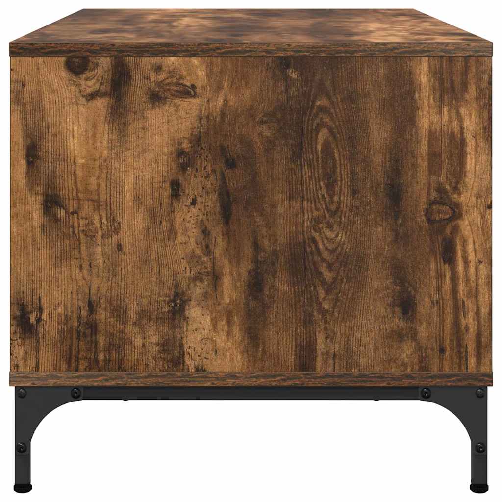 Mesa de Café Roble ahumado 90 x 49 x 46 cm Madera de ingeniería