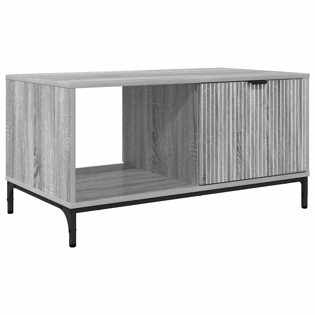 Mesa de Café Gris Sonoma 90 x 49 x 46 cm Madera de ingeniería