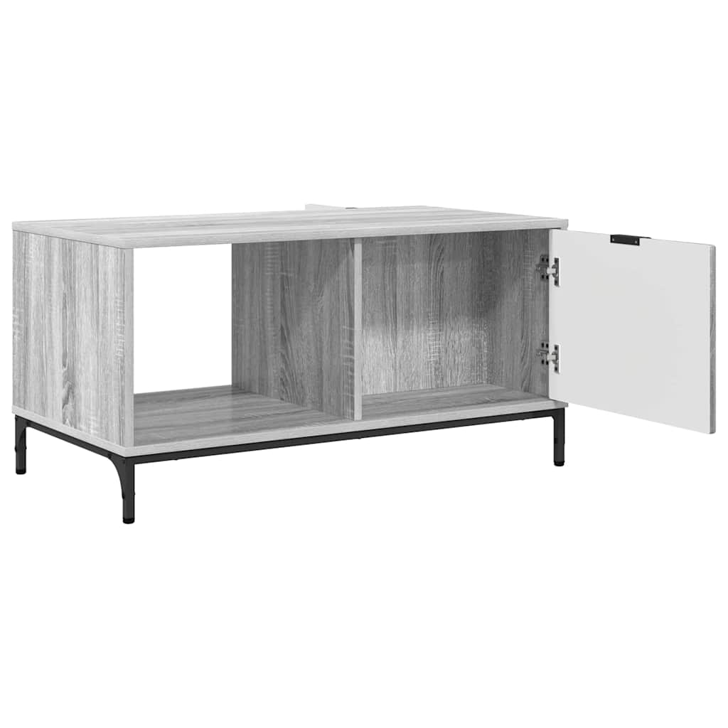 Mesa de Café Gris Sonoma 90 x 49 x 46 cm Madera de ingeniería