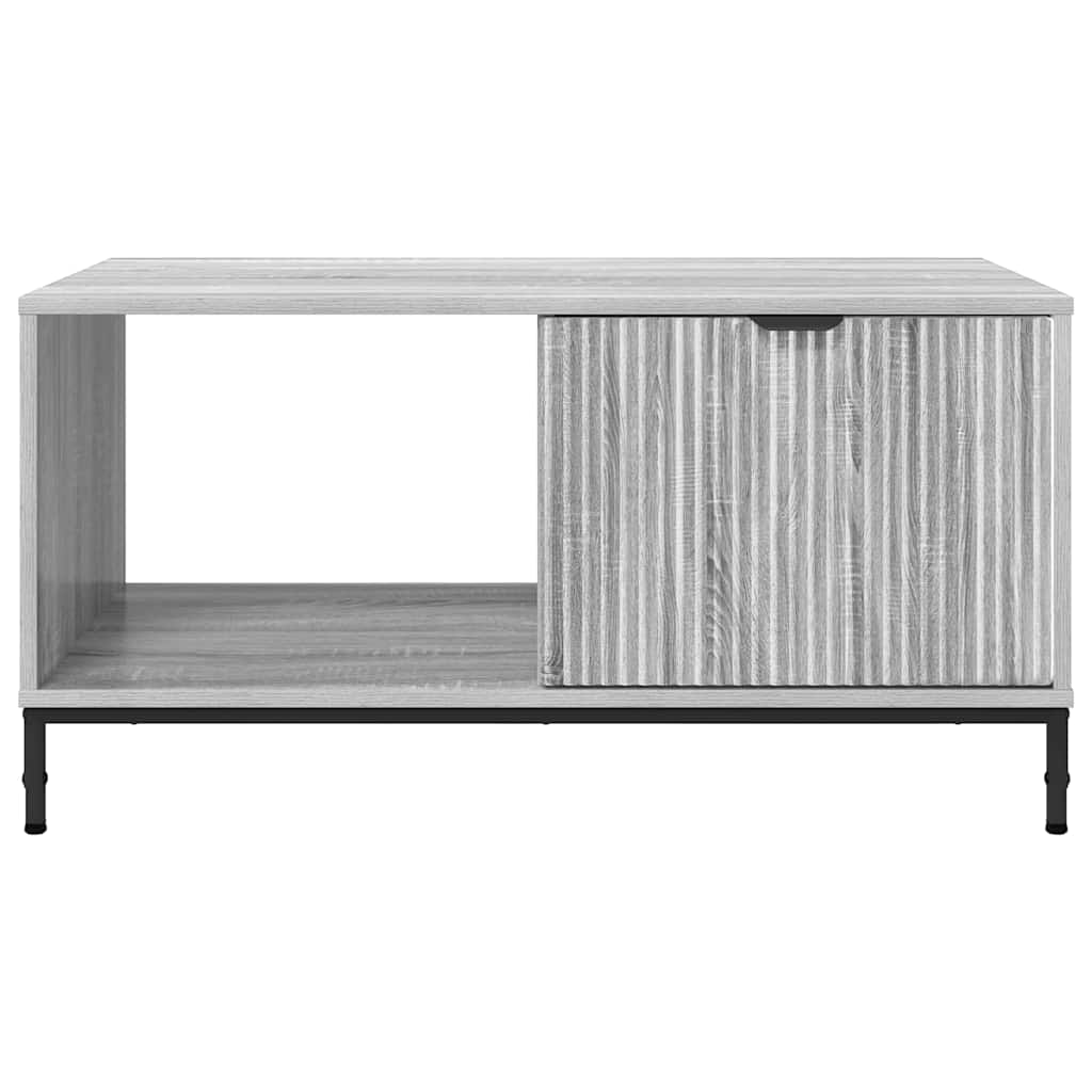 Mesa de Café Gris Sonoma 90 x 49 x 46 cm Madera de ingeniería