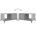 Mesa de Café Gris Sonoma 90 x 49 x 46 cm Madera de ingeniería