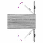 Mesa de Café Gris Sonoma 90 x 49 x 46 cm Madera de ingeniería