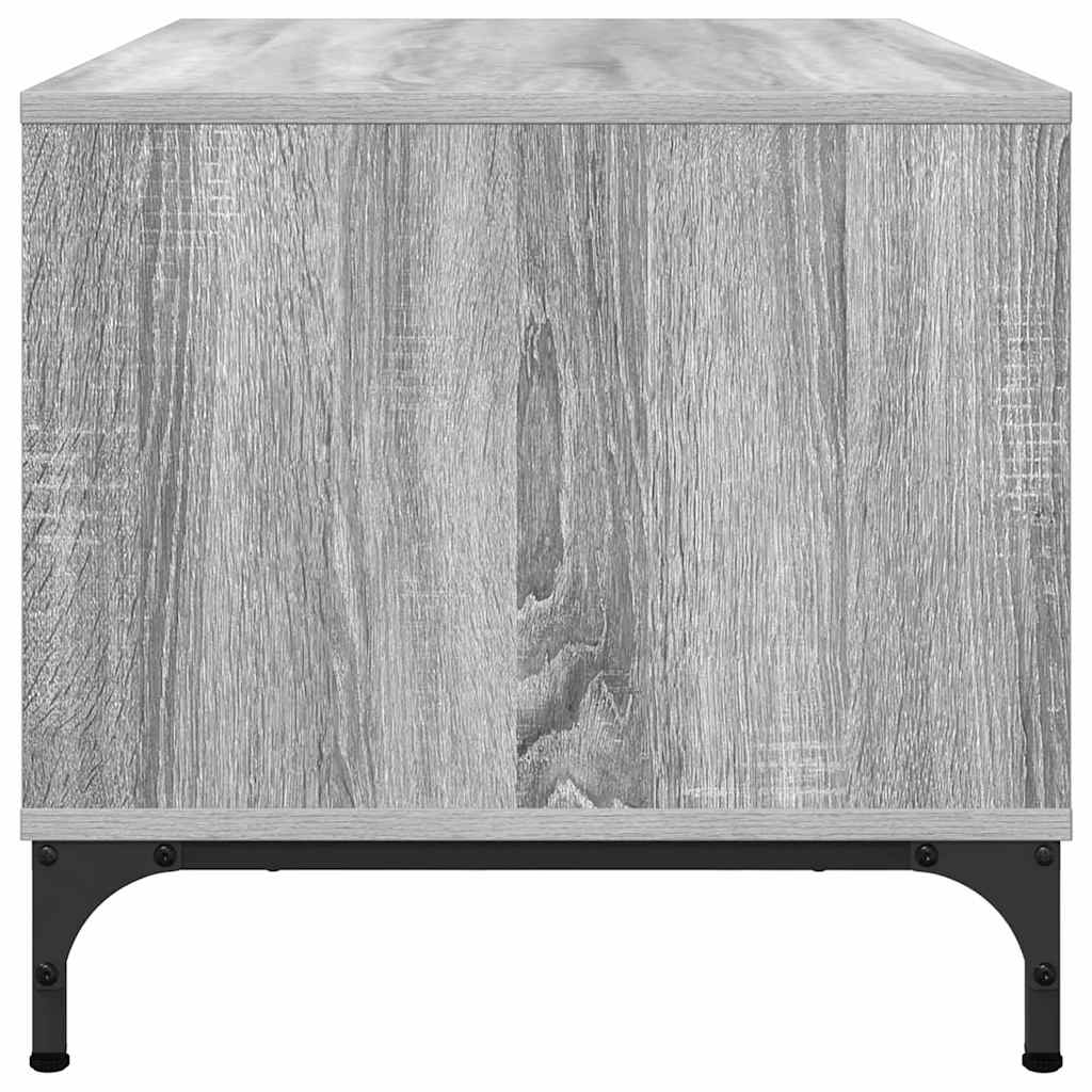 Mesa de Café Gris Sonoma 90 x 49 x 46 cm Madera de ingeniería