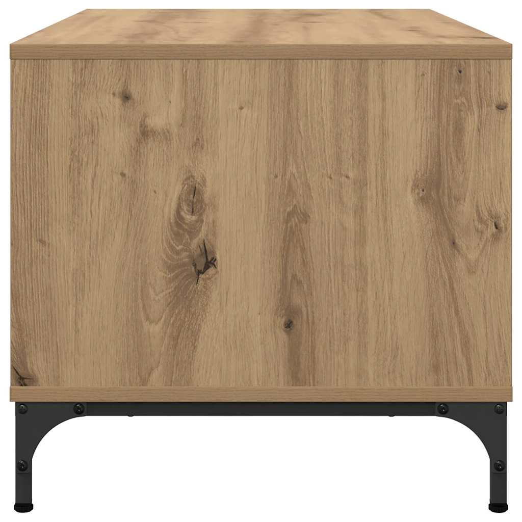 Mesa de Café con cajón Roble artesanal 90 x 49 x 46 cm