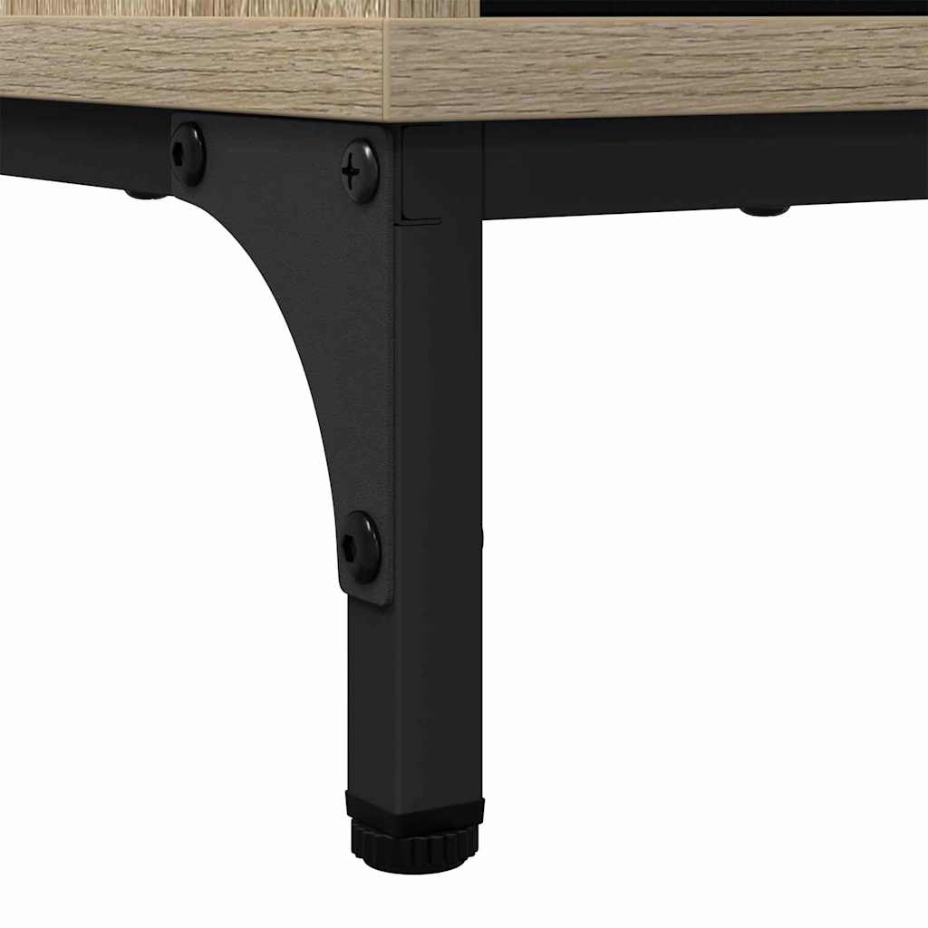 Aparador Roble Sonoma 89,5 x 33 x 82 cm Madera de ingeniería