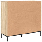 Aparador Roble Sonoma 89,5 x 33 x 82 cm Madera de ingeniería