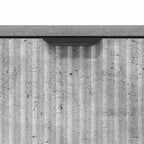Aparador Gris Concreto 89,5 x 33 x 82 cm Madera de ingeniería