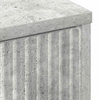 Aparador Gris Concreto 89,5 x 33 x 82 cm Madera de ingeniería