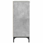 Aparador Gris Concreto 89,5 x 33 x 82 cm Madera de ingeniería